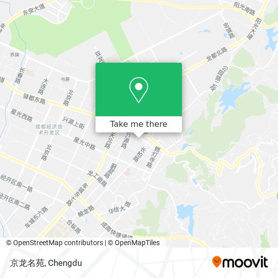 京龙名苑 map