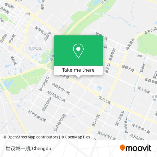 世茂城一期 map