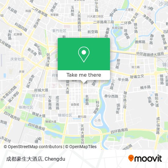 成都豪生大酒店 map