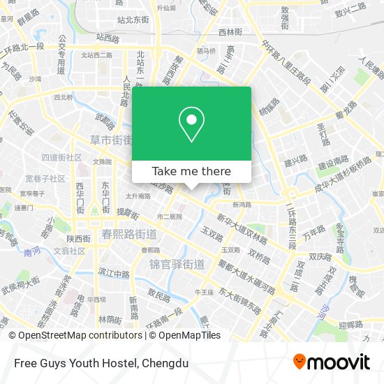 Free Guys Youth Hostel map