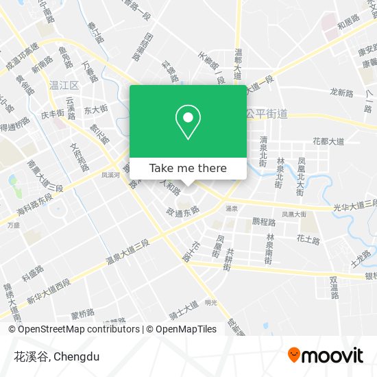花溪谷 map