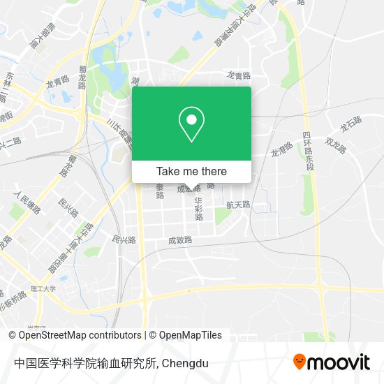 中国医学科学院输血研究所 map