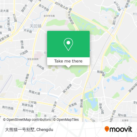 大熊猫一号别墅 map