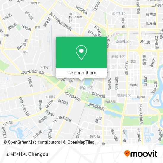 新街社区 map