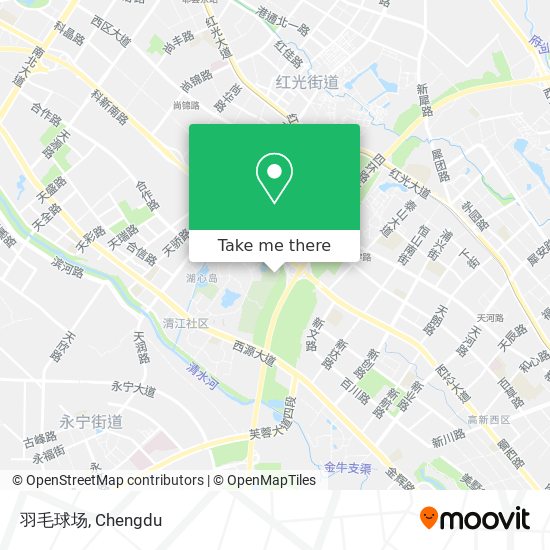羽毛球场 map