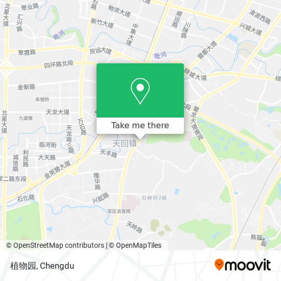 植物园 map