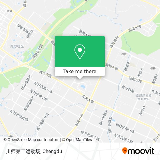 川师第二运动场 map