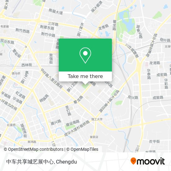 中车共享城艺展中心 map