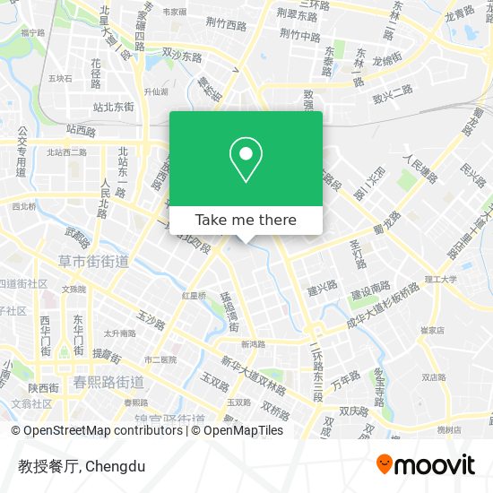教授餐厅 map