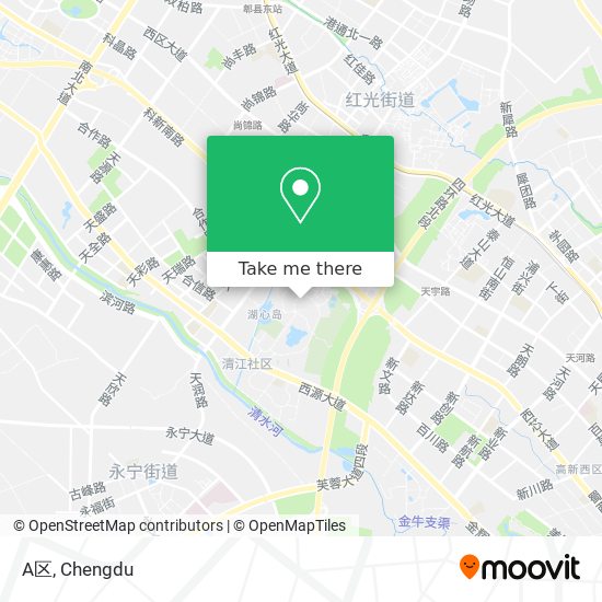 A区 map