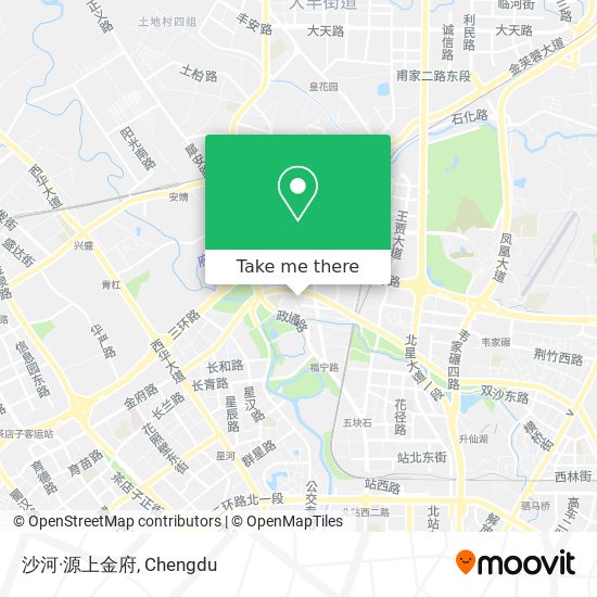 沙河·源上金府 map