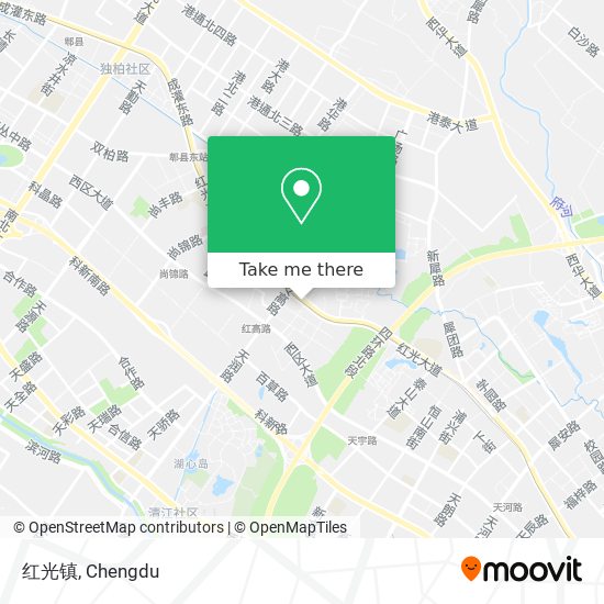 红光镇 map