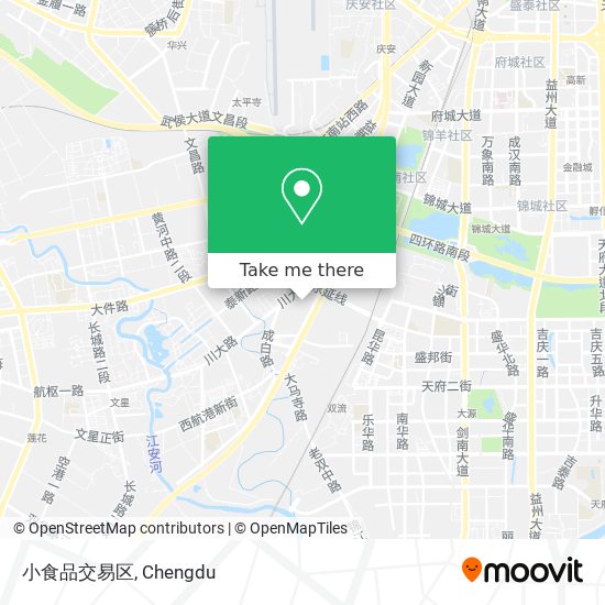 小食品交易区 map