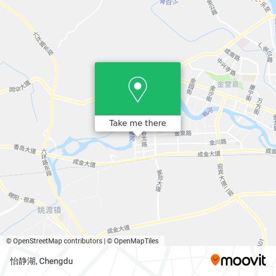 怡静湖 map