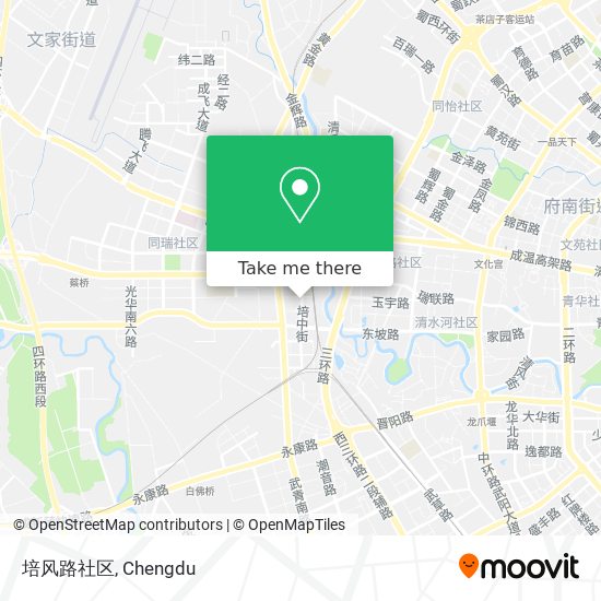 培风路社区 map