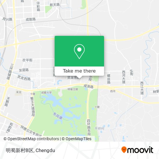 明蜀新村B区 map