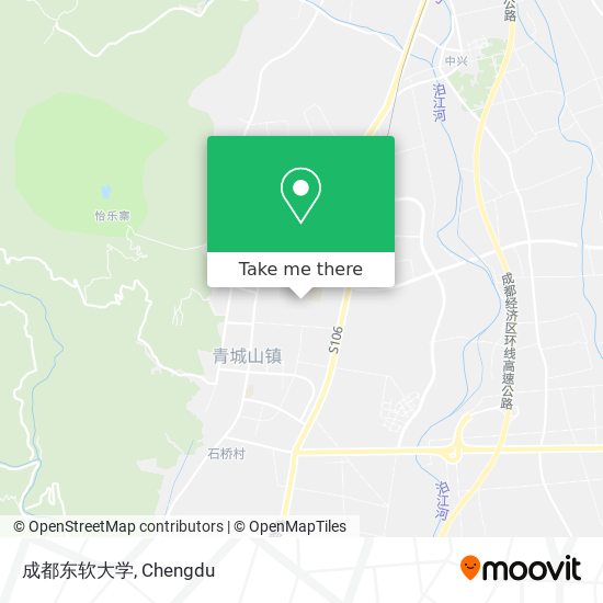 成都东软大学 map