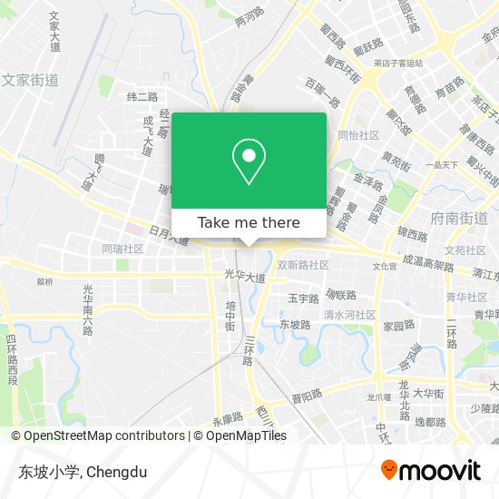 东坡小学 map