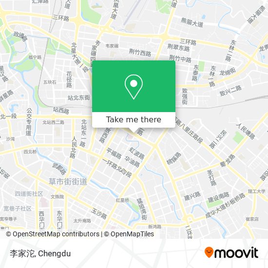 李家沱 map