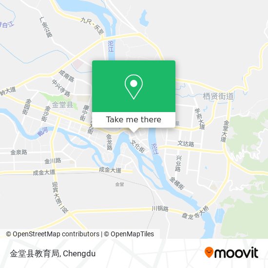 金堂县教育局 map