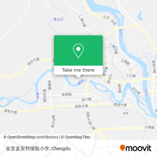 金堂县安邦保险小学 map