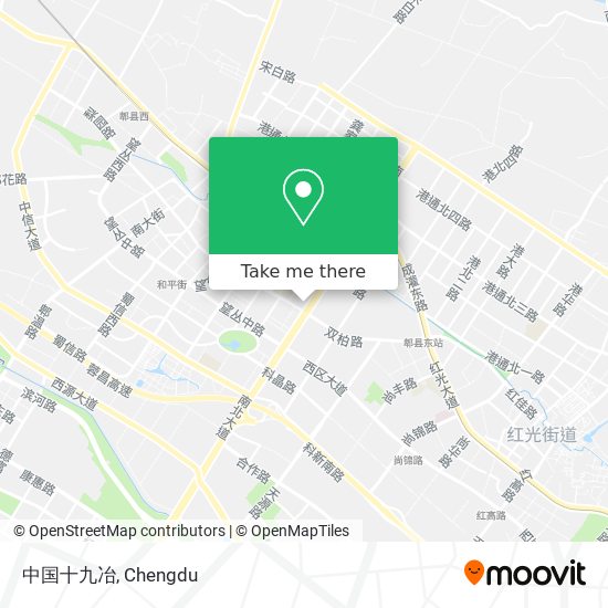中国十九冶 map