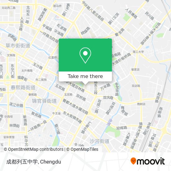 成都列五中学 map