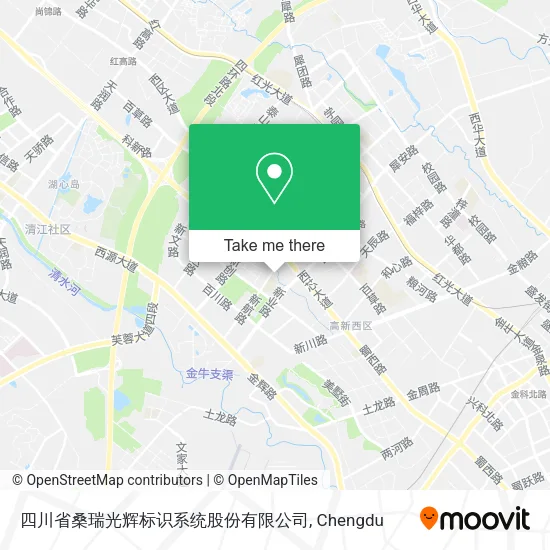 四川省桑瑞光辉标识系统股份有限公司 map