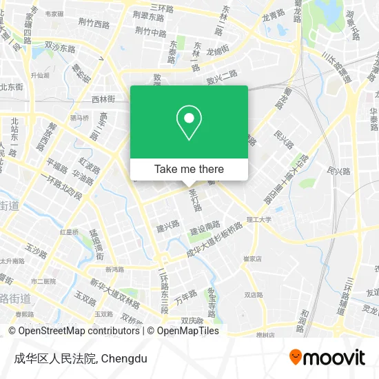 成华区人民法院 map