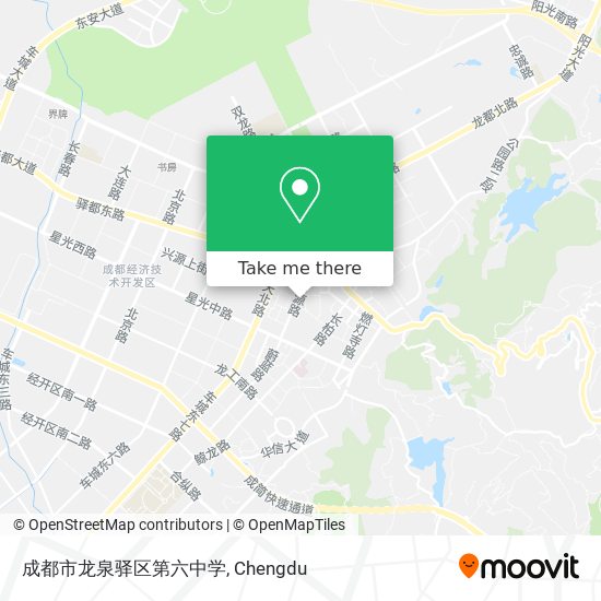 成都市龙泉驿区第六中学 map