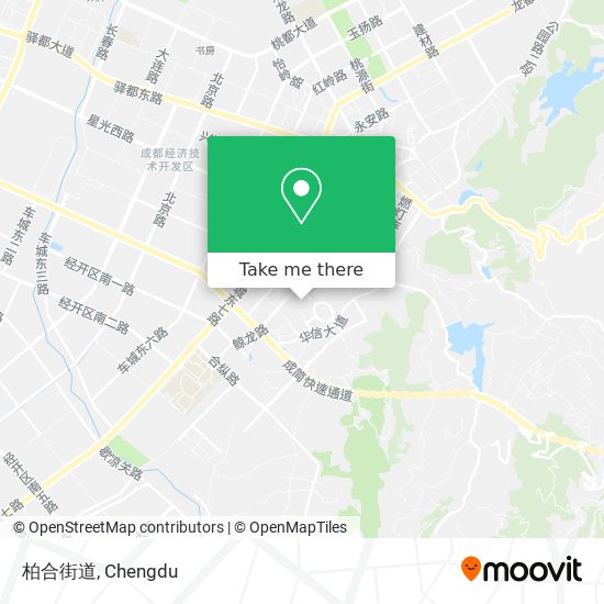 柏合街道 map