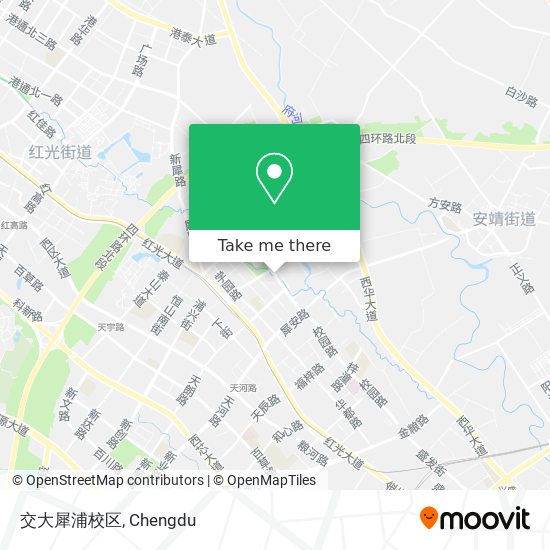 交大犀浦校区 map