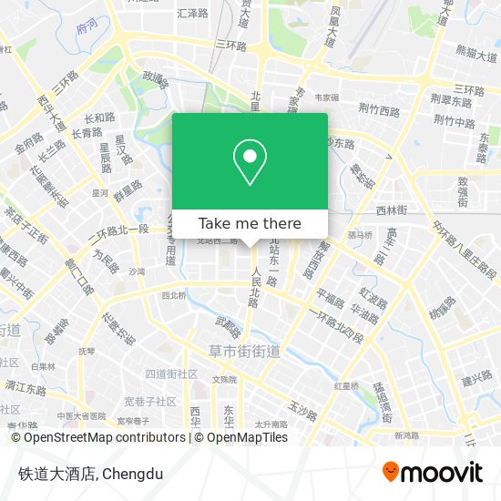 铁道大酒店 map