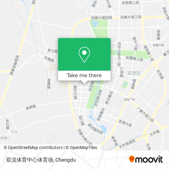 双流体育中心体育场 map