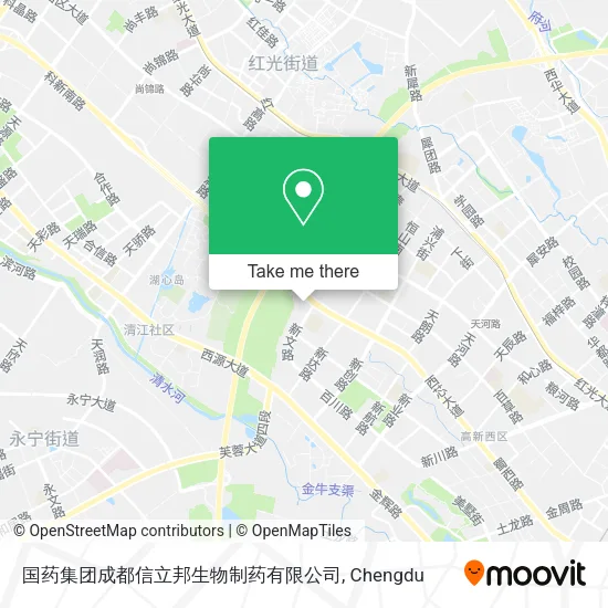 国药集团成都信立邦生物制药有限公司 map