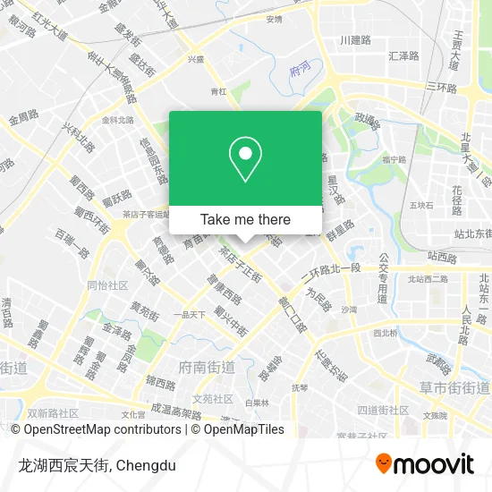 龙湖西宸天街 map