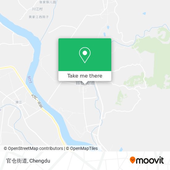 官仓街道 map
