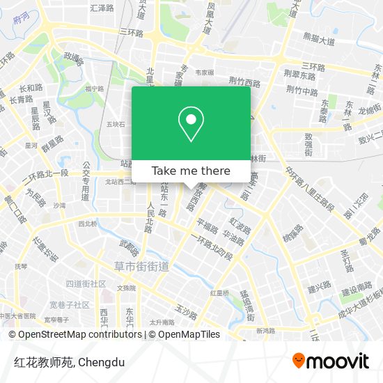 红花教师苑 map