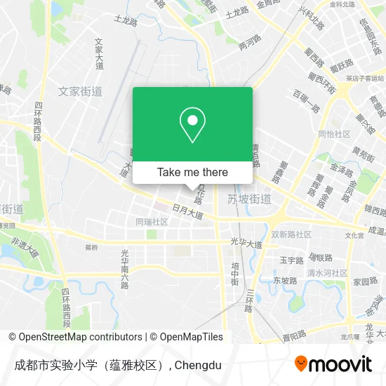 成都市实验小学（蕴雅校区） map