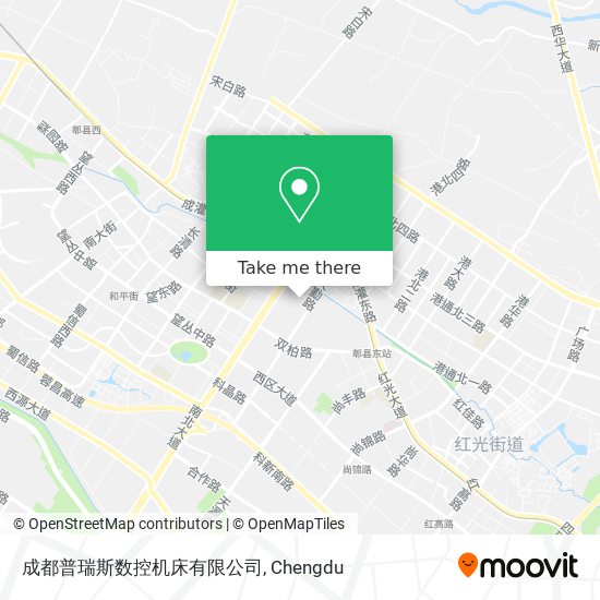 成都普瑞斯数控机床有限公司 map