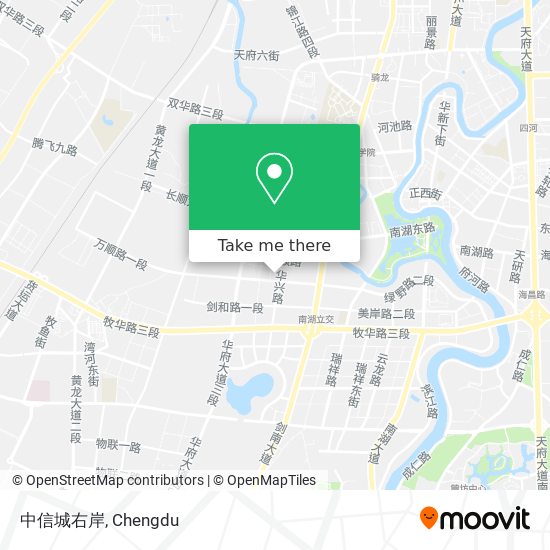 中信城右岸 map