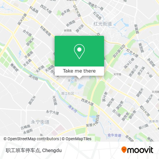 职工班车停车点 map