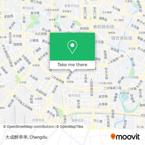 大成醉串串 map
