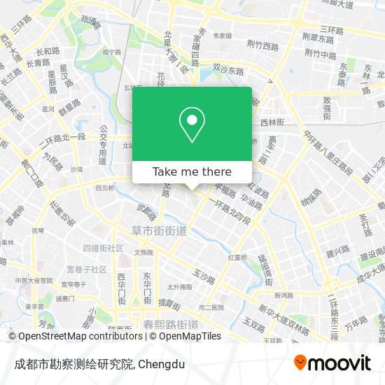 成都市勘察测绘研究院 map