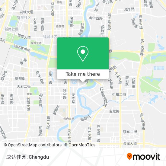 成达佳园 map