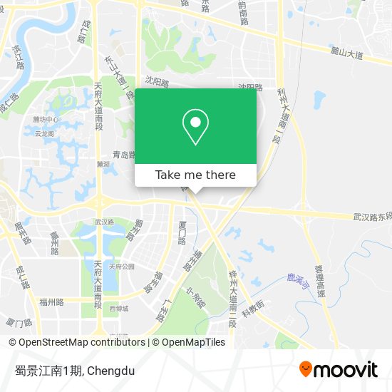 蜀景江南1期 map