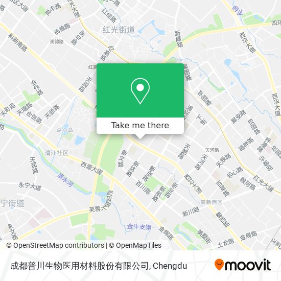成都普川生物医用材料股份有限公司 map