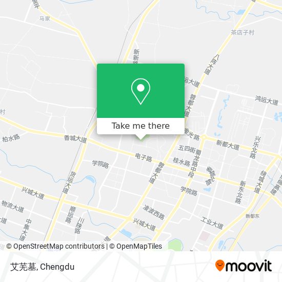 艾芜墓 map