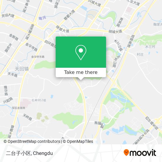 二台子小区 map