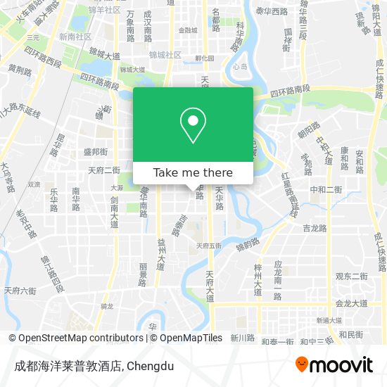 成都海洋莱普敦酒店 map